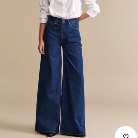 LEVI'S® MADE & CRAFTED® FULL FLARE JEANS dramatic wide leg flare 27x31 - Picture 9 of 10